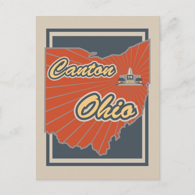 Canton, Ohio Postcard - Travel Postcard Postkarte (Vorderseite)