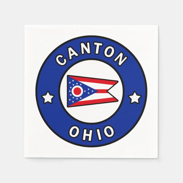 Canton Ohio Serviette (Vorderseite)