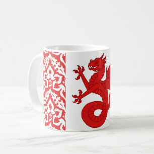 Canton Seashire Populace Abzeichen Kaffeetasse