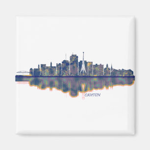 Canton Skyline Magnet