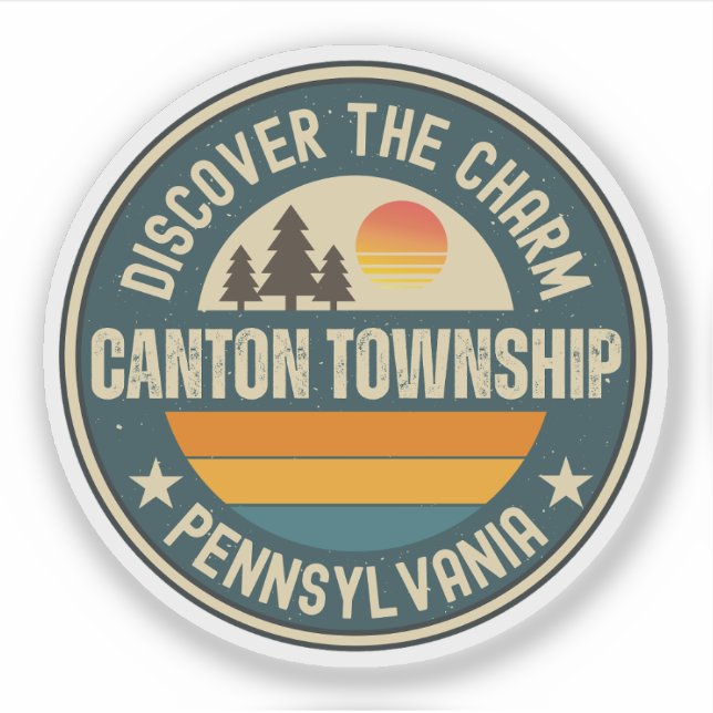 Canton Township, Pennsylvania Aufkleber (Vorderseite)