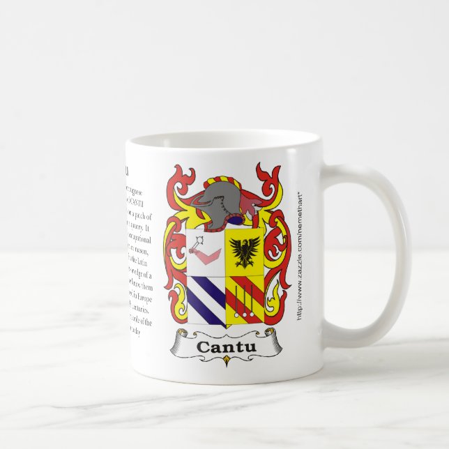 Cantu, der Ursprung, Bedeutung und das Wappen Tasse (Rechts)