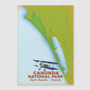 Canunda-Nationalpark Südaustralien Karte