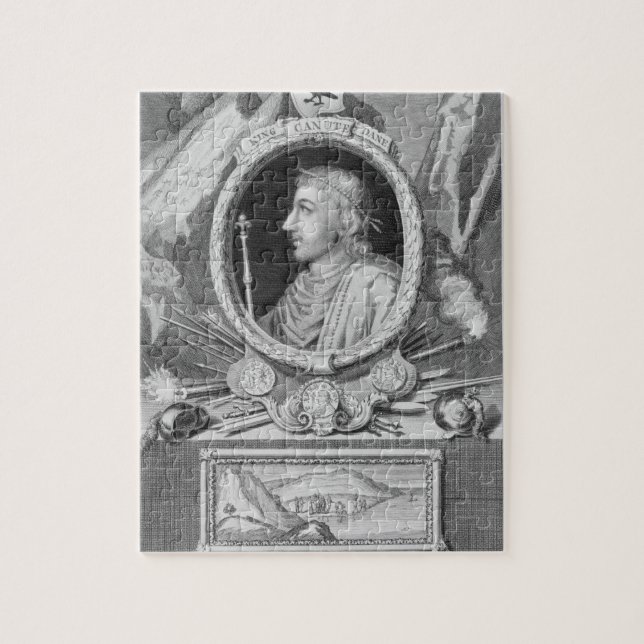 Canute der große (d.1035) König von England, Puzzle (Vertikal)