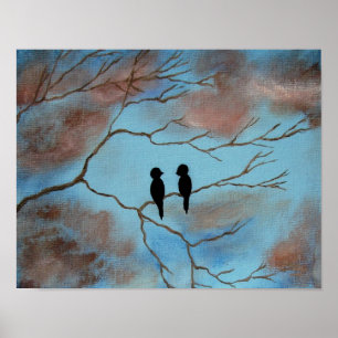 Canvas-Anschlüsse aus Originalgemälde Poster