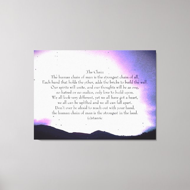 CANVAS ART AND DESIGN STYLE  LEINWANDDRUCK (Vorderseite)