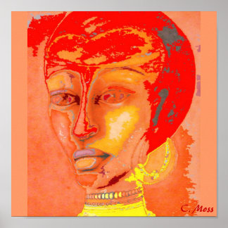 Canvas-Druck "Ethnischer Funk" Poster