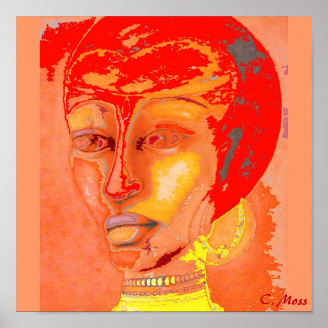 Canvas-Druck "Ethnischer Funk" Poster (Vorne)