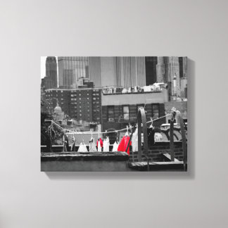 Canvas-Druck: Wäscheleine Leinwanddruck