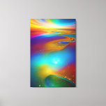 Canvas drucken Abstrakte Mauer Art Jewel Rainbow C Leinwanddruck<br><div class="desc">Dieses Stück heißt Liquid Sky wegen der Farbflut,  die auf die Leinwand gegossen zu sein scheint. Die juwelengeschmückten Regenbogenfarben verleihen jedem Raum Eleganz und Wohlbefinden. Bitte kontaktieren Sie mich für spezielle Anfragen.</div>