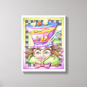 CANVAS-DRUCKER 11 "X14" - DER MAD-PLATTER LEINWANDDRUCK