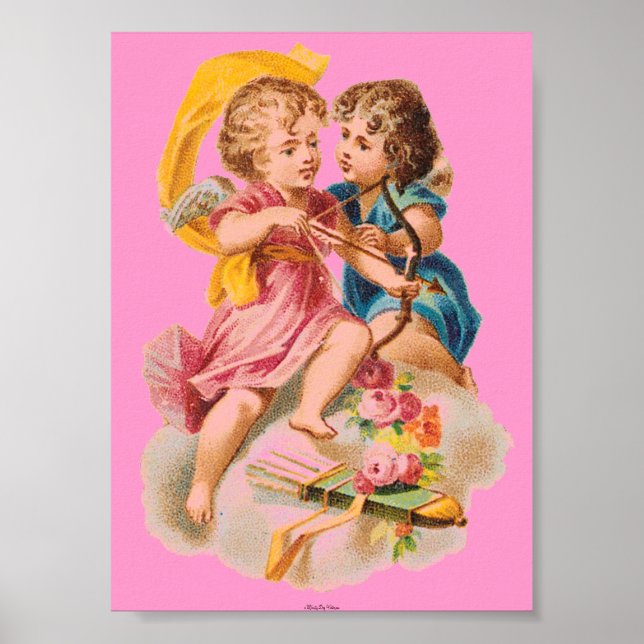 CANVAS DRUCKPOSTER VIKTORIANISCHE ERA CUPID POSTER (Vorne)