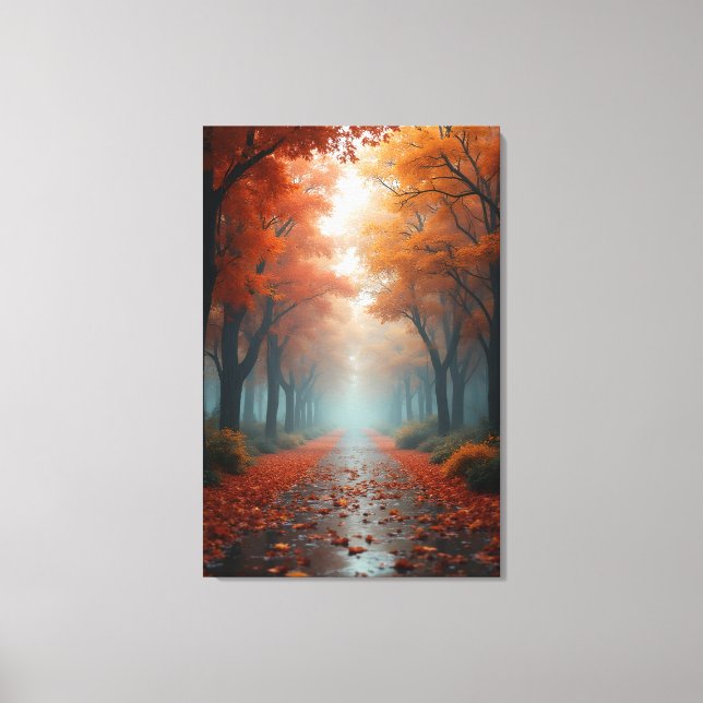 Canvas Herbst Print Leinwanddruck (Vorderseite)