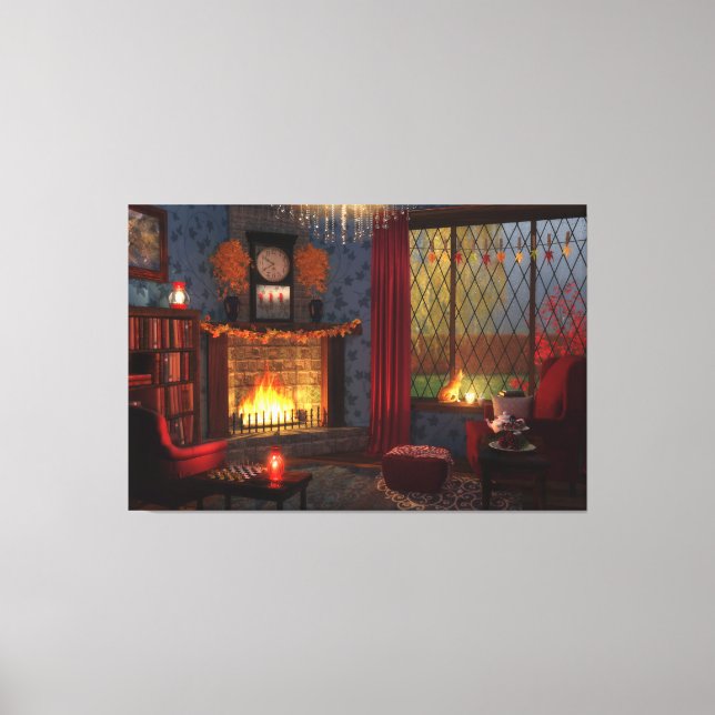 Canvas Herbst Ruhe Drucken Leinwanddruck (Vorderseite)