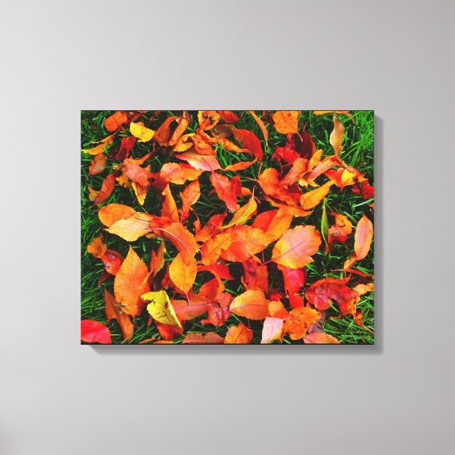 Canvas Herbstleaves Leinwanddruck (Vorderseite)