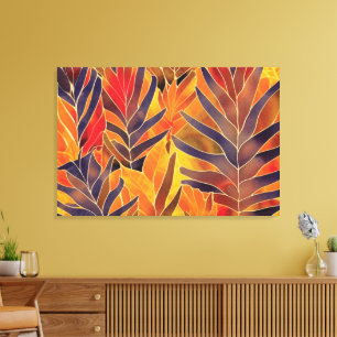 Canvas Herbstleaves Leinwanddruck