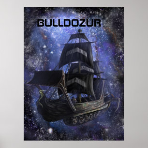 Canvas of "The Bulldozur Vessel" Poster