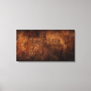 Canvas Print - Abstrakt getexturierter Rostbraun B Leinwanddruck