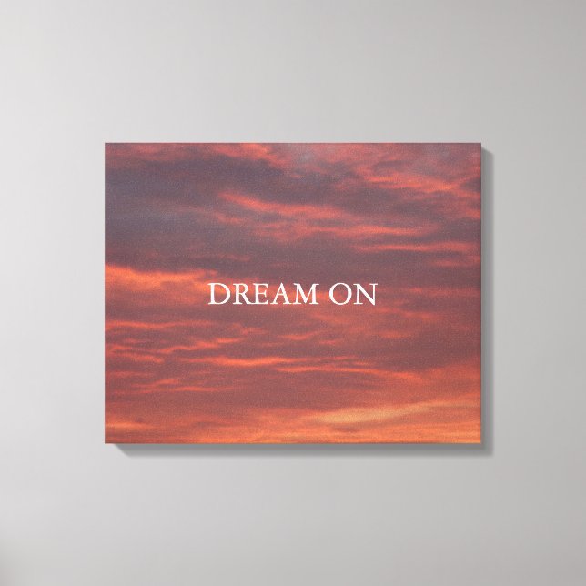 Canvas Print am frühen Morgen Leinwanddruck (Vorderseite)