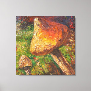 Canvas Print Ann Hayes Painting Mushroom Leinwanddruck
