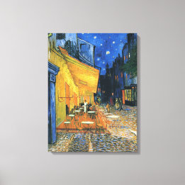 Canvas Print - "Cafe Terrace at Night" Leinwanddruck