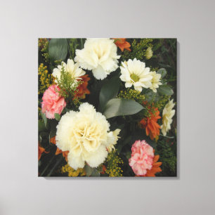 Canvas Print Carnation Bouquet Leinwanddruck