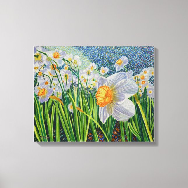 Canvas Print - Dancing Daffodis Leinwanddruck (Vorderseite)