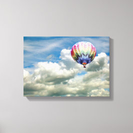 Canvas Print - Heißluftballon in Wolken Leinwanddruck