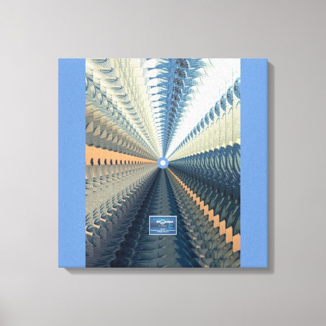 Canvas Print (Indigosilber L.) RFPMDesign ©️ 2024 Leinwanddruck (Vorderseite)