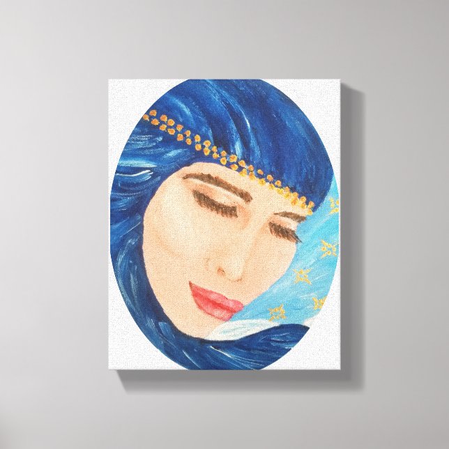 Canvas print "Madonna of the Blue Light" ©2008 Leinwanddruck (Vorderseite)