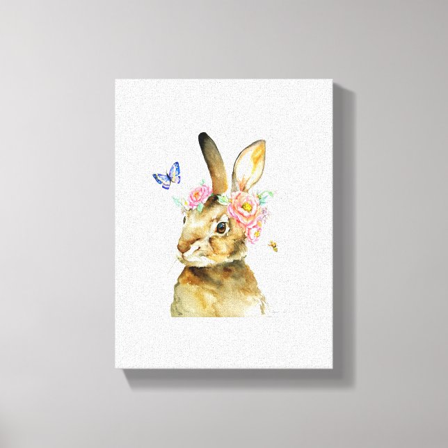 Canvas Print - Miss Hare Leinwanddruck (Vorderseite)