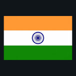 Canvas Print mit der Flagge Indiens Poster<br><div class="desc">Mit unserem atemberaubenden Leinwand mit indischer Flagge verwandeln Sie Ihren Platz in eine neue Welt! Dieses auffällige Leinwand ist der perfekte Weg, um Ihre Bewunderung für die indische Kultur zu feiern. Die lebendigen Farben der indischen Fahne sind wunderschön ausgeschmückt, was sie zu einer einzigartigen und sinnvollen Ergänzung Ihrer Zuhause- oder...</div>