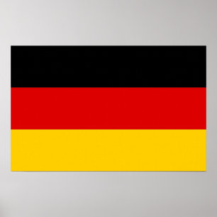 Canvas Print mit Flag Deutschland Poster
