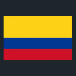 Canvas Print mit Flag von Kolumbien Poster<br><div class="desc">Große Canvas Print mit Flag von Kolumbien. Dieses Produkt ist anpassbar.</div>