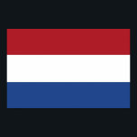 Canvas Print mit Flagge der Niederlande Poster<br><div class="desc">Große Canvas Print mit Flag von den Niederlanden. Dieses Produkt ist anpassbar.</div>