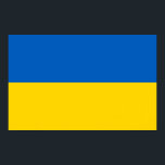 Canvas Print mit Flagge in der Ukraine Poster<br><div class="desc">Große Canvas Print mit Flag der Ukraine. Dieses Produkt ist anpassbar.</div>