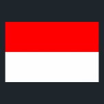 Canvas Print mit Flagge Indonesiens Poster<br><div class="desc">Bewundern Sie das stolze indonesische Erbe mit diesem atemberaubenden Leinenprint unter der kühnen und symbolischen Flagge Indonesiens. Dieser hochwertige Leinwand zeigt die ikonischen rot-weißen Farben der indonesischen Flagge, die sich wunderschön über einen dauerhaften Rahmen für ein sauberes, modernes Aussehen verteilen. Das Material der Leinwand erhöht die Dynamik der Fahne und...</div>