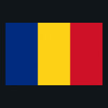 Canvas Print mit Flagge Rumäniens Poster<br><div class="desc">Großes Canvas Print mit Flagge von Rumänien. Dieses Produkt ist anpassbar.</div>