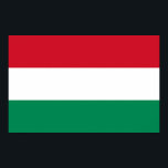 Canvas Print mit Flagge Ungarns Poster<br><div class="desc">Großes Canvas Print mit Flag von Ungarn. Dieses Produkt ist anpassbar.</div>