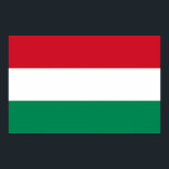 Canvas Print mit Flagge Ungarns Poster<br><div class="desc">Großes Canvas Print mit Flag von Ungarn. Dieses Produkt ist anpassbar.</div>