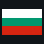 Canvas Print mit Flagge von Bulgarien Poster<br><div class="desc">Fügen Sie Ihrer Wanddekoration eine Touch bulgarischen Stolzes hinzu, mit unserem exklusiven Leinwand-Druck mit der Flagge Bulgariens! Dieser mit viel Liebe zum Detail gestaltete Leinwand ist mehr als nur ein dekorativer Gegenstand, er ist eine Feier des bulgarischen Kulturerbes und des kulturellen Stolzes. Das lebhafte Design zeigt die kühnen Farben der...</div>