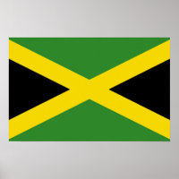 Canvas Print mit Flagge von Jamaika