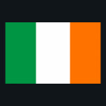 Canvas Print mit irischer Flagge Poster<br><div class="desc">Große Canvas Print mit Flag von Irland. Dieses Produkt ist anpassbar.</div>