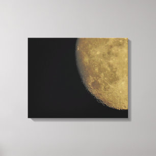 Canvas Print mit nahem Moon Leinwanddruck