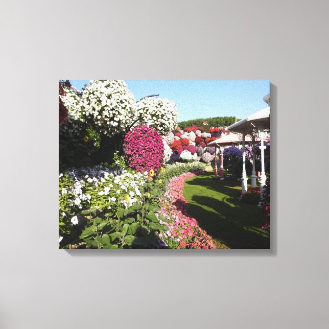 Canvas Print mit Petunias Leinwanddruck (Vorderseite)