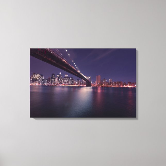 Canvas Print - New York Brooklyn Bridge Leinwanddruck (Vorderseite)