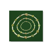 Canvas Print - Perlen und Steine