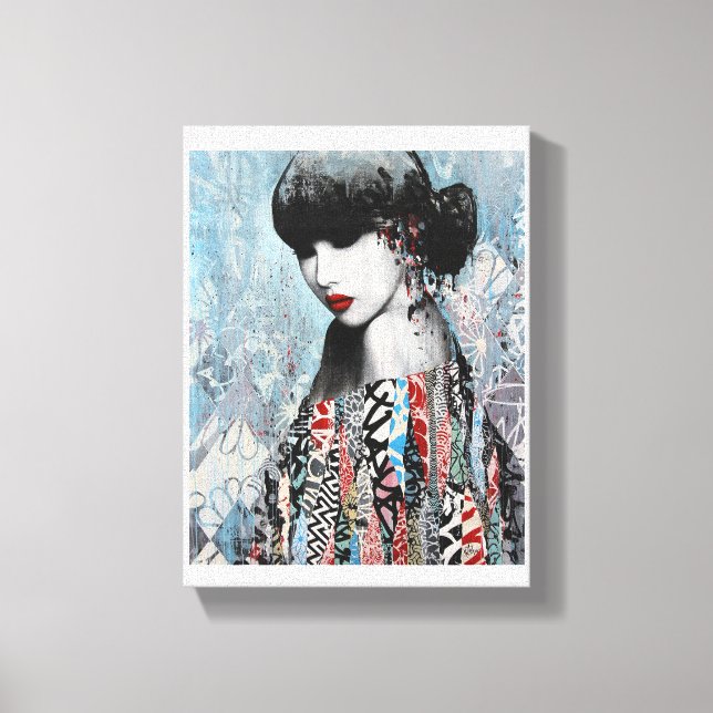 Canvas Print - Red Lipstick Leinwanddruck (Vorderseite)