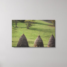Canvas Print Straw Bales Leinwanddruck