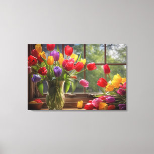 Canvas Print Tulips Leinwanddruck